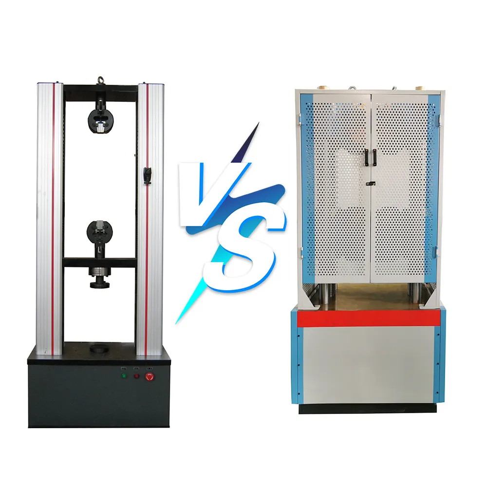 Do you know the difference between electronic universal material testing machine and hydraulic universal material testing machine?