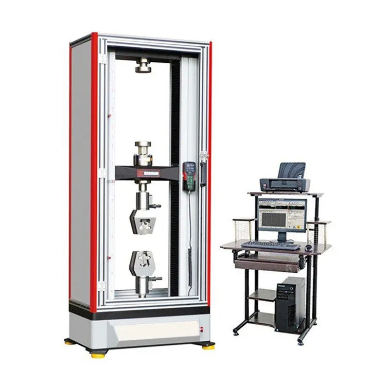 The tensile testing machine automatically completes the whole process of the test