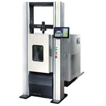 Máquina de ensayo universal de alta y baja temperatura de 300 kn entregada