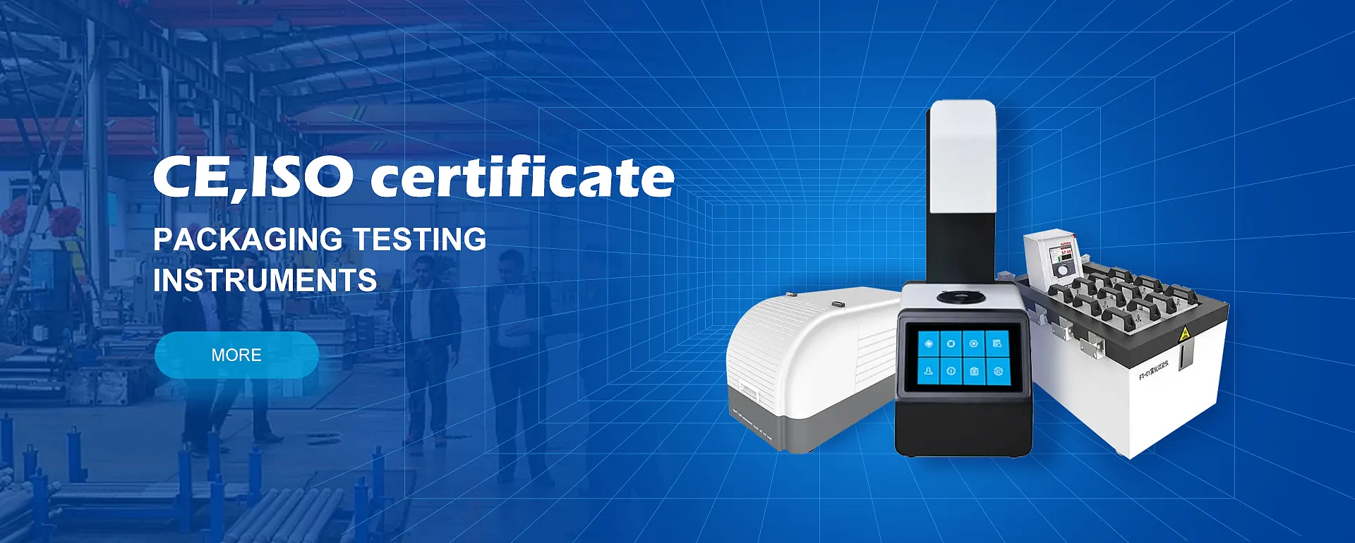 CE ISO certificate packaging testing equipment