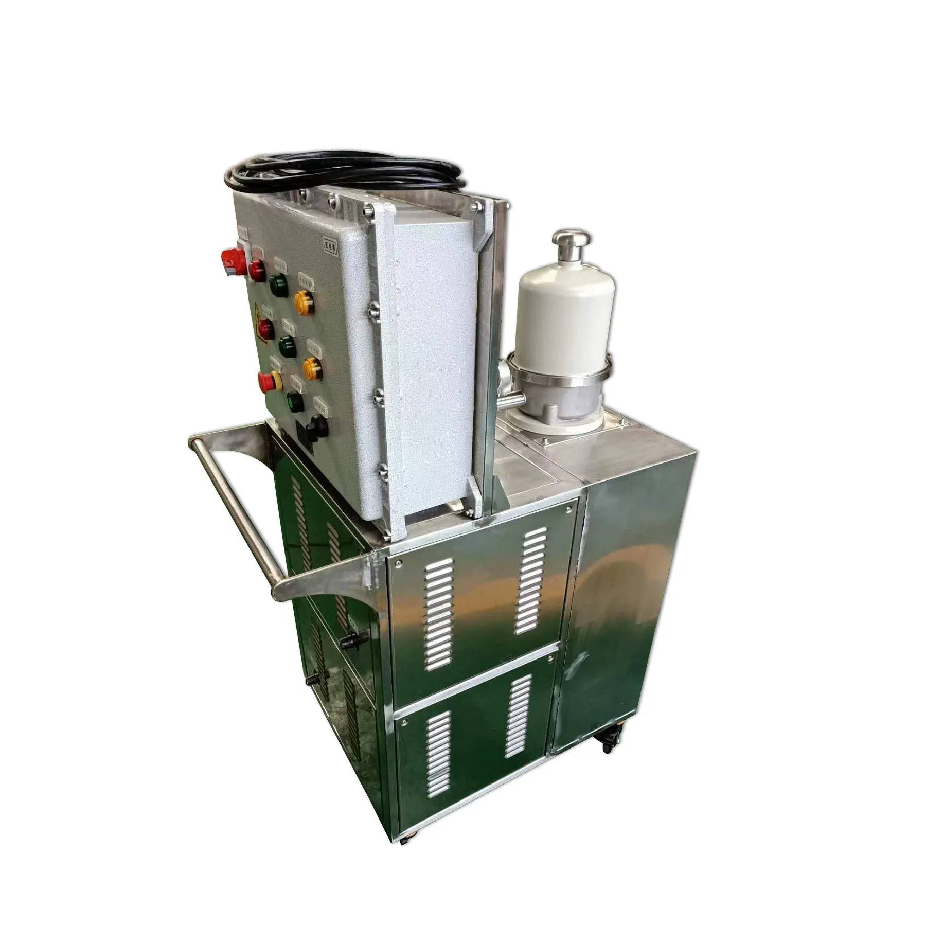 Explosion-proof oil filtration systems