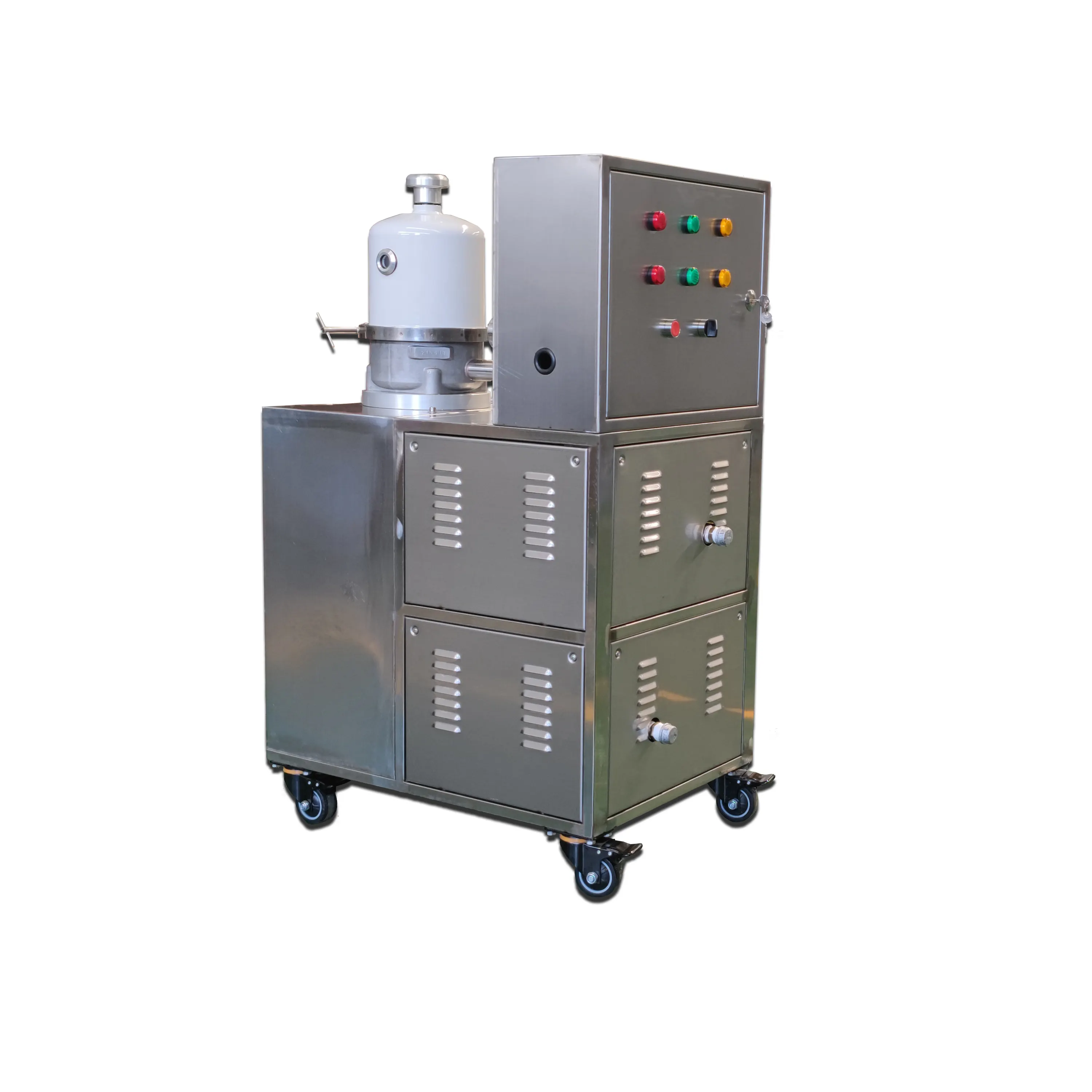 Oil filtration machine for the grinding oil
